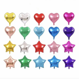 Foil Balloons - Heart/Star